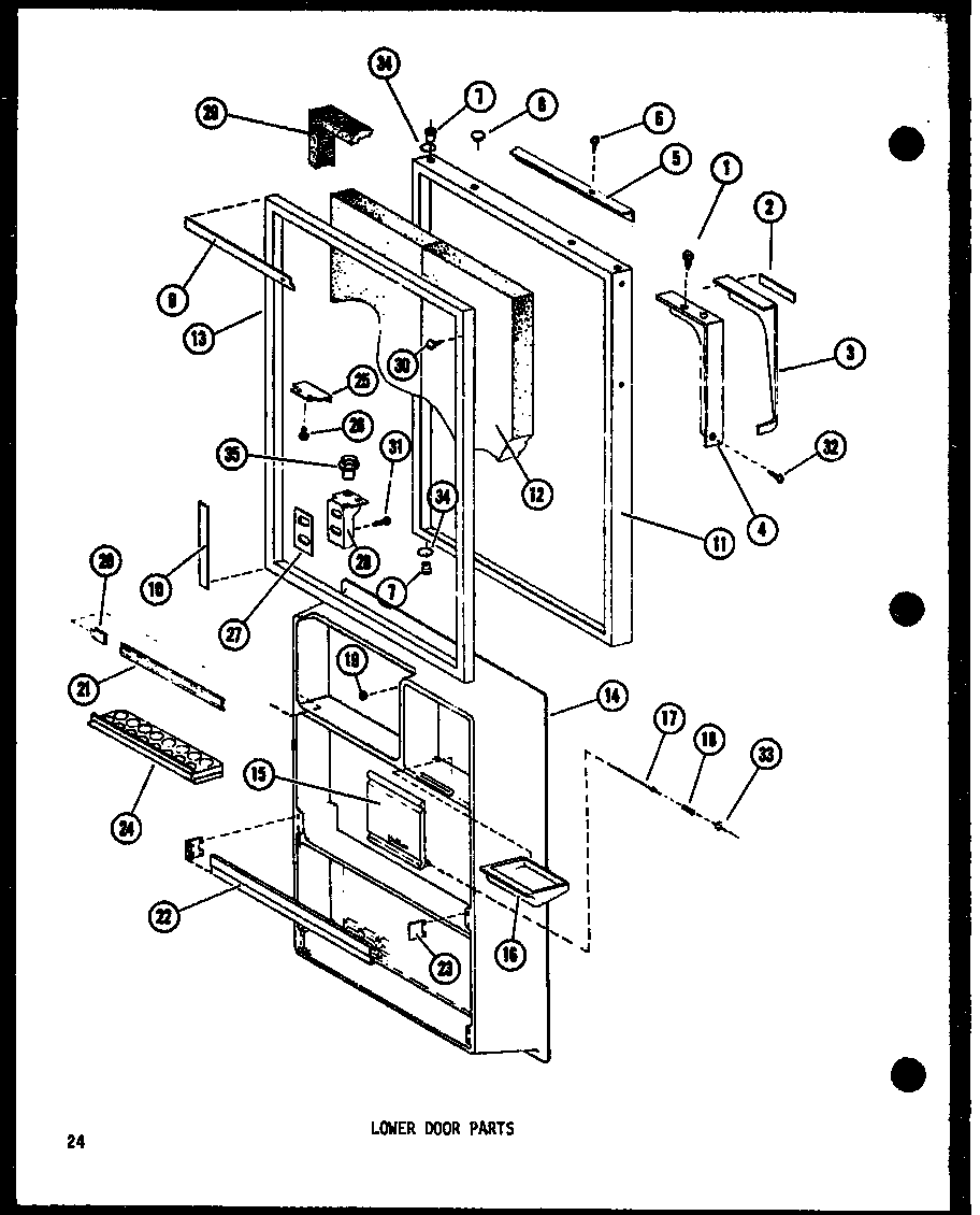 LOWER DOOR PARTS (TM20E-C/P74660-12WC) (TM20E/P74660-12W) (TM20E-A/P74660-12WA) (TM20E-L/P74660-12WL) (TM20E-G/P74660-12WG) (TC20E-C/P74660-18WC) (TC20E-A/P74660-18WA) (TC20E-G/P74660-18WG) (TC20E/P74660-18W) (TC20E-L/P74660-18WL) (TCI20E-C/P74660-19WC) (
