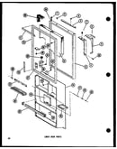 Lower door parts (tm20e-c/p74660-12wc) (tm20e/p74660-12w) (tm20e-a/p74660-12wa) (tm20e-l/p74660-12wl) (tm20e-g/p74660-12wg) (tc20e-c/p74660-18wc) (tc20e-a/p74660-18wa) (tc20e-g/p74660-18wg) (tc20e/p74660-18w) (tc20e-l/p74660-18wl) (tci20e-c/p74660-19wc) (