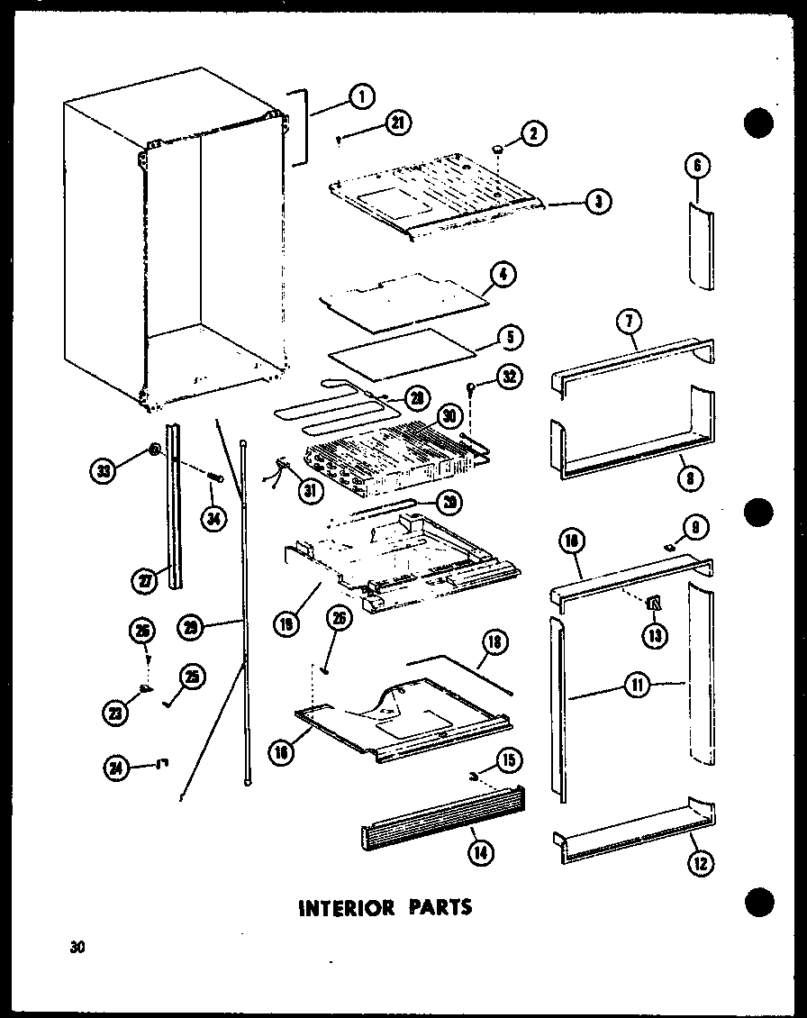 INTERIOR PARTS (TM20E-C/P74660-12WC) (TM20E/P74660-12W) (TM20E-A/P74660-12WA) (TM20E-L/P74660-12WL) (TM20E-G/P74660-12WG) (TC20E-C/P74660-18WC) (TC20E-A/P74660-18WA) (TC20E-G/P74660-18WG) (TC20E/P74660-18W) (TC20E-L/P74660-18WL) (TCI20E-C/P74660-19WC) (TC