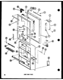 Lower door parts (td23e-c/p74660-15wc) (td23e/p74660-15w) (td23e-a/p74660-15wa) (td23e-l/p74660-15wl) (td23e-g/p74660-15wg)