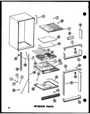 Interior parts (td23e-c/p74660-15wc) (td23e/p74660-15w) (td23e-a/p74660-15wa) (td23e-l/p74660-15wl) (td23e-g/p74660-15wg)