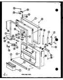 Upper door parts (td523e-c/p75288-1wc) (td523e/p75288-1w) (td523e-a/p75288-1wa) (td523e-l/p75288-1wl) (td523e-g/p75288-1wg) (td518e/p75288-2w)