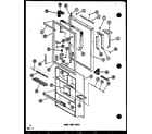 Amana TD518E-P75288-2W lower door parts (td523e-c/p75288-1wc) (td523e/p75288-1w) (td523e-a/p75288-1wa) (td523e-l/p75288-1wl) (td523e-g/p75288-1wg) (td518e/p75288-2w) diagram