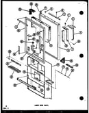 Lower door parts (td523e-c/p75288-1wc) (td523e/p75288-1w) (td523e-a/p75288-1wa) (td523e-l/p75288-1wl) (td523e-g/p75288-1wg) (td518e/p75288-2w)