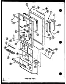 Lower door parts (tm518f-c/p75288-11wc) (tm518f/p75288-11w) (tm518f-a/p75288-11wa) (tm518f-l/p75288-11wl) (tm518f-g/p75288-11wg) (td523f-g/p75288-10wg) (td523f-l/p75288-10wl) (td523f-a/p75288-10wa) (td523f/p75288-10w) (td523f-c/p75288-10wc) (tm518f-c/p761