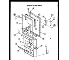 Caloric GFD160 refrigerator door parts (gfd140) diagram