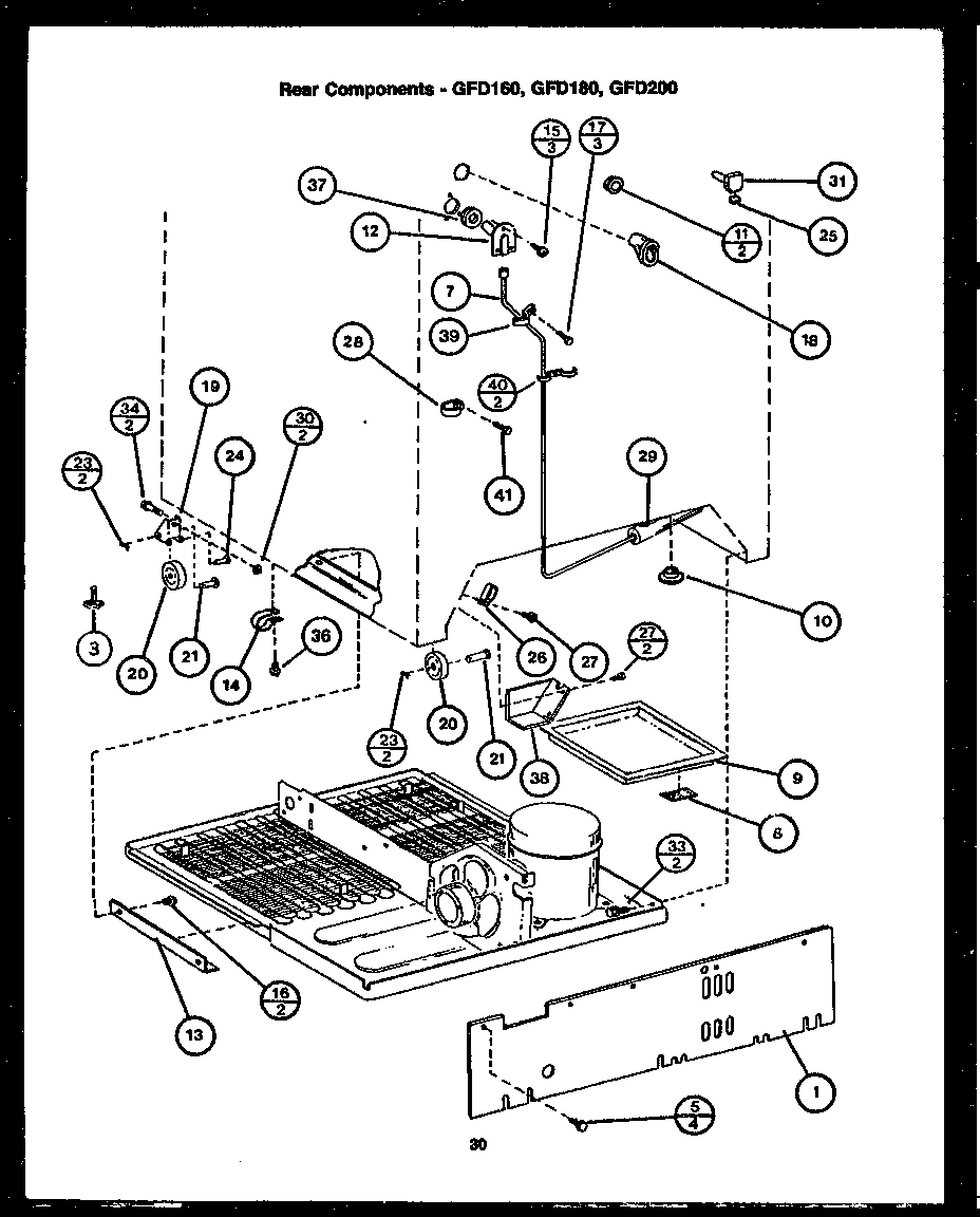 Rear components (gfd160) (gfd180) (gfd200)