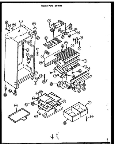 Cabinet parts