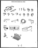 Optional ice maker installation parts