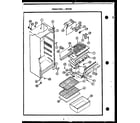 Caloric GFD170 cabinet parts (gfd150) diagram
