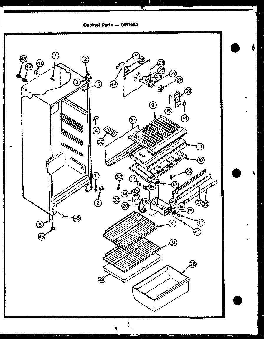 Cabinet parts (gfd150)
