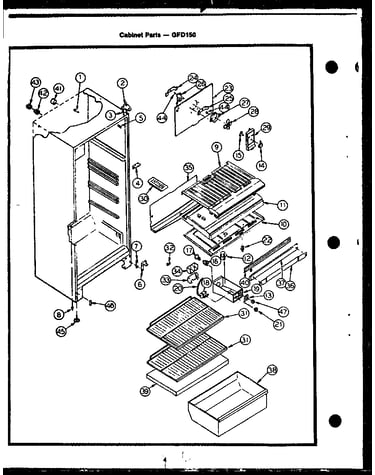 Cabinet parts (gfd150)
