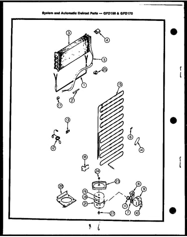 System and automatic defrost parts