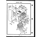 Caloric GFD150 cabinet parts (gfd170) diagram