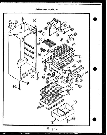 Cabinet parts (gfd170)