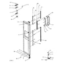 Amana TRI18J-P7791101W freezer door parts (tm20j/p7739026w) (tr20j/p7739027w) (tc20j/p7739028w) diagram