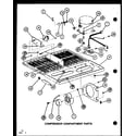Amana TR16K-P7791123W compressor compartment parts (tr16k/p7791122w) (tr16k/p7791123w) (tri16k/p7791124w) (tri16k/p7791125w) (tri16k/p7803237w) (tri16k/p7803238w) diagram
