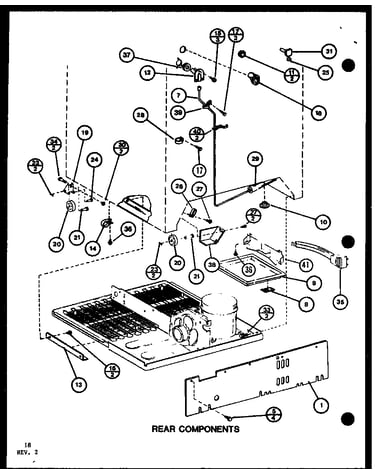 Rear components (tr16k/p7791122w) (tr16k/p7791123w) (tri16k/p7791124w) (tri16k/p7791125w) (tri16k/p7803237w) (tri16k/p7803238w)