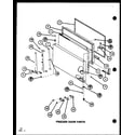 Amana TR16K-P7791123W freezer door parts (tr18k/p7791126w) (tr18k/p7791127w) (tri18k/p7791128w) (tri18k/p7791129w) (trg18k/p7791150w) (trg18k/p7791151w) diagram