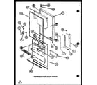 Amana TR16K-P7791123W refrigerator door parts (tr18k/p7791126w) (tr18k/p7791127w) (tri18k/p7791128w) (tri18k/p7791129w) (trg18k/p7791150w) (trg18k/p7791151w) diagram