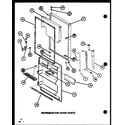 Amana TR16K-P7791123W refrigerator door parts (tr18k/p7791126w) (tr18k/p7791127w) (tri18k/p7791128w) (tri18k/p7791129w) (trg18k/p7791150w) (trg18k/p7791151w) diagram