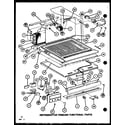 Amana TR16K-P7791123W refrigerator freezer functional parts (tr18k/p7791126w) (tr18k/p7791127w) (tri18k/p7791128w) (tri18k/p7791129w) (trg18k/p7791150w) (trg18k/p7791151w) diagram