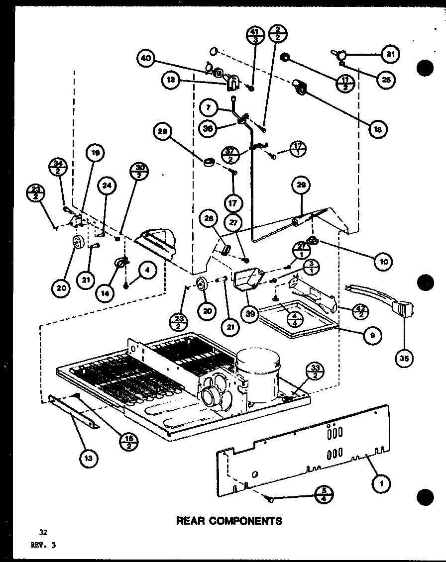 Rear components (tr18k/p7791126w) (tr18k/p7791127w) (tri18k/p7791128w) (tri18k/p7791129w) (trg18k/p7791150w) (trg18k/p7791151w)