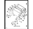 Amana TR16K-P7791122W freezer door parts (tr20k/p7791130w) (tr20k/p7791131w) (tri20k/p7791132w) (tri20k/p7791133w) diagram