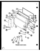 Freezer door parts (tr20k/p7791130w) (tr20k/p7791131w) (tri20k/p7791132w) (tri20k/p7791133w)