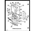 Amana TRG18K-P7791150W refrigerator door parts (tr20k/p7791130w) (tr20k/p7791131w) (tri20k/p7791132w) (tri20k/p7791133w) diagram