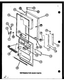 Refrigerator door parts (tr20k/p7791130w) (tr20k/p7791131w) (tri20k/p7791132w) (tri20k/p7791133w)