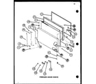 Amana TC22K-P7859203W freezer door parts (tc18k/p7803211w) (tc18k/p7803212w) (tci18k/p7803213w) (tci18k/p7803214w) diagram