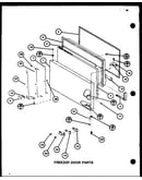 Freezer door parts (tc18k/p7803211w) (tc18k/p7803212w) (tci18k/p7803213w) (tci18k/p7803214w)