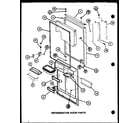Amana TCI20K-P7803217W refrigerator door parts (tc18k/p7803211w) (tc18k/p7803212w) (tci18k/p7803213w) (tci18k/p7803214w) diagram