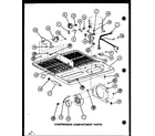 Amana TCI22K-P7803220W compressor compartment parts (tc18k/p7803211w) (tc18k/p7803212w) (tci18k/p7803213w) (tci18k/p7803214w) diagram