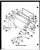 Freezer door parts (tc20k/p7803215w) (tc20k/p7803216w) (tci20k/p7803217w) (tci20k/p7803218w)