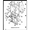 Amana TCI22K-P7803244W refrigerator door parts (tc20k/p7803215w) (tc20k/p7803216w) (tci20k/p7803217w) (tci20k/p7803218w) diagram