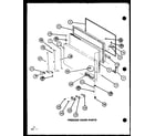 Amana TCI18K-P7803213W freezer door parts (tc22k/p7803219w) (tci22k/p7803220w) (tci22k/p7803244w) (tc22k/p7859203w) diagram