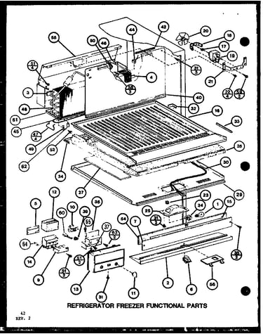 Refrigerator freezer functional parts (tc22k/p7803219w) (tci22k/p7803220w) (tci22k/p7803244w) (tc22k/p7859203w)