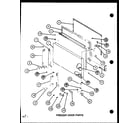 Amana TM16G-P7651208W freezer door parts (tm16g/p7651208w) (tr16g/p7651209w) (tm16spg/p7651212w) diagram