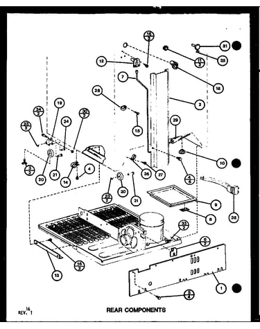 Rear components (tm16g/p7651208w) (tr16g/p7651209w) (tm16spg/p7651212w)