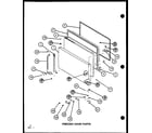 Amana TLI20G-P75535-19W freezer door parts (tl20g/p75535-18w) (tli20g/p75535-19w) (tl20g/p76512-26w) (tli20g/p76512-27w) diagram