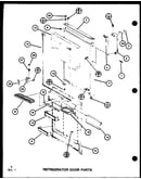 Refrigerator door parts (tl20g/p75535-18w) (tli20g/p75535-19w) (tl20g/p76512-26w) (tli20g/p76512-27w)