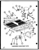 Compressor compartment parts (tl20g/p75535-18w) (tli20g/p75535-19w) (tl20g/p76512-26w) (tli20g/p76512-27w)