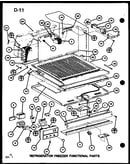 Refrigerator freezer functional parts (tc22g/p75535-14w) (tc22g/p76512-10w)