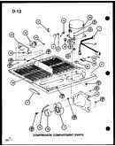 Compressor compartment parts (tc22g/p75535-14w) (tc22g/p76512-10w)