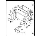 Amana TLI22J-P7739040W freezer door parts (tli22j/p7739040w) diagram