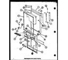 Amana TLI22J-P7739040W refrigerator door parts (tli22j/p7739040w) diagram