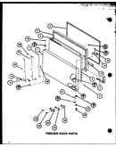 Freezer door parts (tx18j/p7739041w) (tx18j/p7739042w) (txi18j/p7739043w) (txi18j/p7739044w)