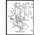 Amana TX18J-P7739041W refrigerator door parts (tx18j/p7739041w) (tx18j/p7739042w) (txi18j/p7739043w) (txi18j/p7739044w) diagram